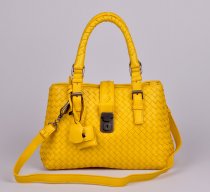 ボッテガヴェネタコピー バッグ BOTTEGA VENETA 新品 ラムスキン 超美品! メッシュ 2014春夏新作 レディース ヴィンテージ 2WAYバッグ/ハンドバッグ イエロー 7453-2