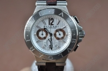 ブルガリBvlgari iagono Aluminium Japan OS20クオーツストップウォッチ