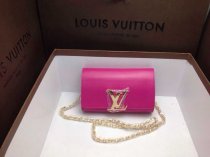 ルイ・ヴィトンコピー バッグ 2014春夏新作 LOUIS VUITTON レディース LVマーク 斜めがけバッグ トランペット チェーンショルダーバッグ ペオニアピンク 94336-3