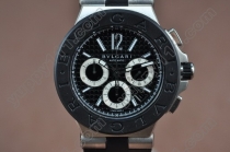 ブルガリBvlgari Diagono Aluminium Chrono SS RU Asian 7750自動巻き