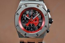 オーデマ・ピゲAudemars Piguet Royal Oak Chronograph SS/LE Red/Black A-7750 Sec@12自動巻き