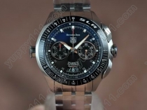 タグホイヤーTag Heuer 2007 SLR Chronograph SS/SS Asia 7750腕時計