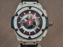 ウブロHublot Big Bang King Power RG/RU/Diam Skeleton dial A-7750 Chrono自動巻き