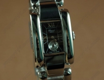 ショパールChopard Las Strada Ladies SS Black時計