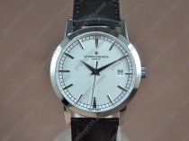 ヴァシュロンコンスタンタンVacheron Constantin Patrimony SS/LE White Asia 2824-2自動巻き