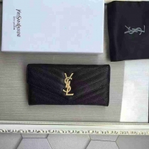 サンローランコピー 財布 Yves Saint Laurent 2024最新作 封筒型財布 レディース 二つ折長財布 358093-3