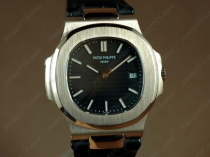 パテックフィリップPatek Philippe Nautilis Jumbo RG/LE Black/Sticks Swiss Eta 2824-2自動卷き