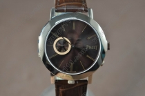 ピアジェPiaget Double sided RG/LE Brown/Silver Dial Swiss Quartz 700クオーツ