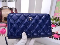 シャネルコピー 財布 CHANEL 2024春夏新作 光沢感 エナメル レディース ラウンドファスナー長財布 2608-9