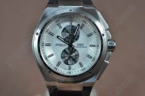 IWC Ingenuier SS/RU White Japan OS10クオーツストップウォッチ