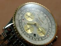 ブライトリングBreitling TT Navitimer White Dial Numeral Chronos自動巻き