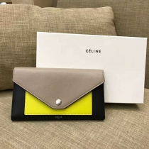 セリーヌ偽物 財布 CELINE 2024新作 三つ折長財布 105853