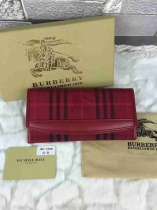 バーバリーコピー 財布 BURBERRY 2024春夏新作 レトロなレッド レディース長財布 burwallet160810-1