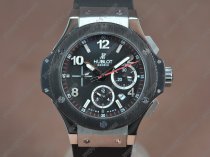 ウブロHublot Big Bang 44mm SS/RU Black dial Asia自動巻き