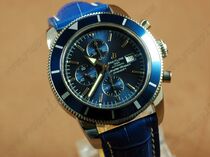 ブライトリングBreitling Superocean Heritage Chrono SS/LE Blue A-7750 28.8自動巻き