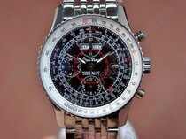 ブライトリングBreitling Montbrilliant Datora SS Black Asia 7750自動巻き