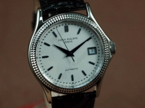 パテックフィリップPatek Philippe Classics Complications SS Case White Dial Asian 2824自動巻き