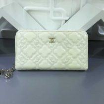 シャネルコピー 財布 CHANEL 2024春夏新作 上質で柔らかい レディース ラウンドファスナー長財布 339-1