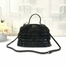 FENDI フェンディコピー 2024新作 フリンジ ショルダー付 ハンドバッグ fdbag2740