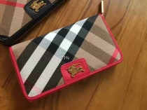 2024新品 バーバリーコピー 財布 BURBERRY 超人気 レディース ラウンドファスナー長財布 burqb161225-15