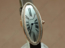 カルティエCartier Ladies RG Diamonds Baignoireクオーツ