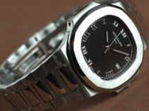 パテックフィリップPatek Philippe Nautilis Jumbo SS Black/Roman自動巻き