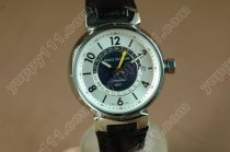 ルイヴィトンLouis Vuitton Tambour GMT SS/LE White 2836-2自動巻き