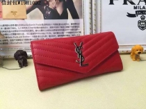 サンローランコピー 財布 2024秋冬新作 Yves Saint Laurent レディース 封筒型 二つ折長財布 yslwallet160902-3