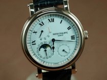 パテックフィリップPatek Philippe Calatrava 5054 Power Reserve RG/LE White Asian Auto自動巻き