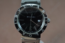 ブルガリBvlgari Bvlgari-Bvlgari SS/Black Asian 2813 Atomatic自動巻き