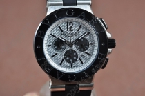 ブルガリBvlgari Diagono Aluminium Chrono os20クオーツストップウォッチ