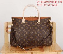 LOUIS VUITTON ルイヴィトンコピーバッグ 2014春夏新作 モノグラム ヴィンテージ レディース 大容量 2WAY ショルダー付 ハンドバッグ ブラウンxカーキ色 M40906-5