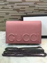 2024新作 偽物グッチ 財布 GUCCI チェーンウォレット レザー ミニバッグ 長財布 421850-2