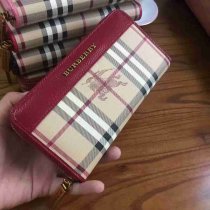 2024新品 バーバリーコピー 財布 BURBERRY 超人気 レディース ラウンドファスナー長財布 burqb161225-1