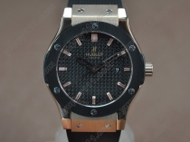 ウブロHublot Big Bang 45mm PVD/RG/RU Fiber dial Asia Eta 2824-2 Auto自動巻き