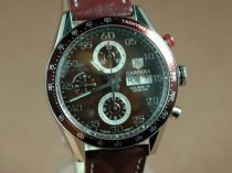 タグホイヤーTag Heuer Carrera 2008 Automatic Chrono SS/LE Brown A-7750自動巻き