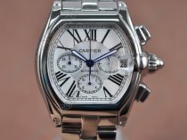 カルティエCartier Roadster Chrono SS Men Asia 7750自動巻き