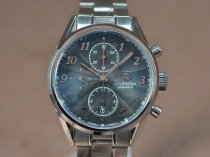 タグホイヤーTag Heuer Carrera 1887 Chrono SS/SS Black dial A-7750自動巻き