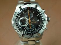 タグホイヤーTag Heuer Aquaracer Chrono Date SS Black A-7750 28800bph自動巻き