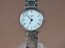 ロンジンLongines Ladies La Grande Classique SS White Japanクオーツ