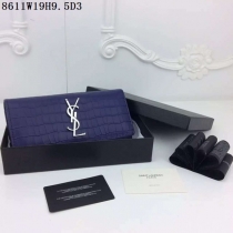 サンローランコピー 財布 Yves Saint Laurent 2024春夏新作 アリゲーターマット レディース 二つ折り長財布 8611-5