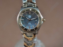 タグホイヤーTag Heuer Link Sports Ladies TT/RG MOP D-Blue Stick S-Qtzクオーツ腕時計