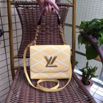 ルイ・ヴィトンコピー バッグ 2014秋冬新作 LOUIS VUITTON 多色可選 レディース チェーン 斜めがけバッグ ショルダーバッグ イエロー 48618-1