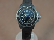 シャネルJ12 34.5mm Black Ceramic RU/Black Swiss Rondaクオーツ