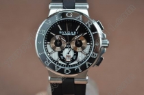 ブルガリBvlgari Diagono Aluminium Chrono os20クオーツストップウオッチ