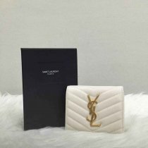 サンローランコピー 財布 2024秋冬新作 Yves Saint Laurent レディース コインケース 三つ折財布 2220-6