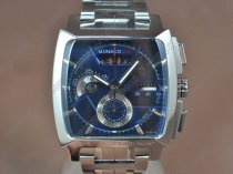 タグホイヤーTag Heuer Monaco SL Chrono SS/SS Blue dial A-7750自動巻き