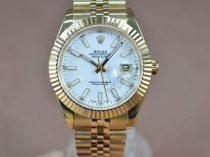 ロレックスDatejust Men YG Swiss Eta 2836-2 自動巻き