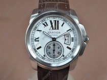 カルティエCartier Calibre de Cartier SS/LE White Dial A-2824自動巻き