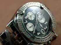 ブライトリングBreitling Chronomat Evolution SS Blk/Num Asia 7750 Chronos自動巻き